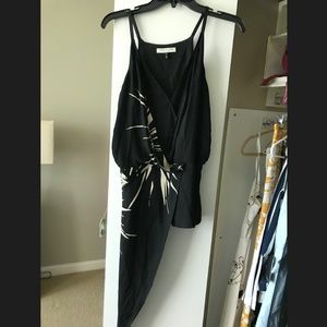 Asymmetrical Halston Heritage silk top